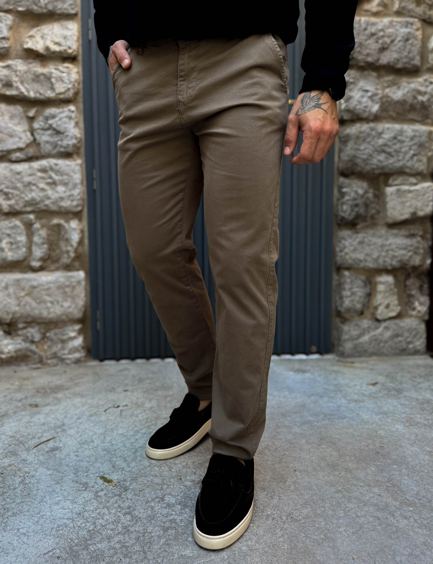 Blackout Ανδρικό πούρο παντελόνι καπαρντίνα Chinos BO1909P